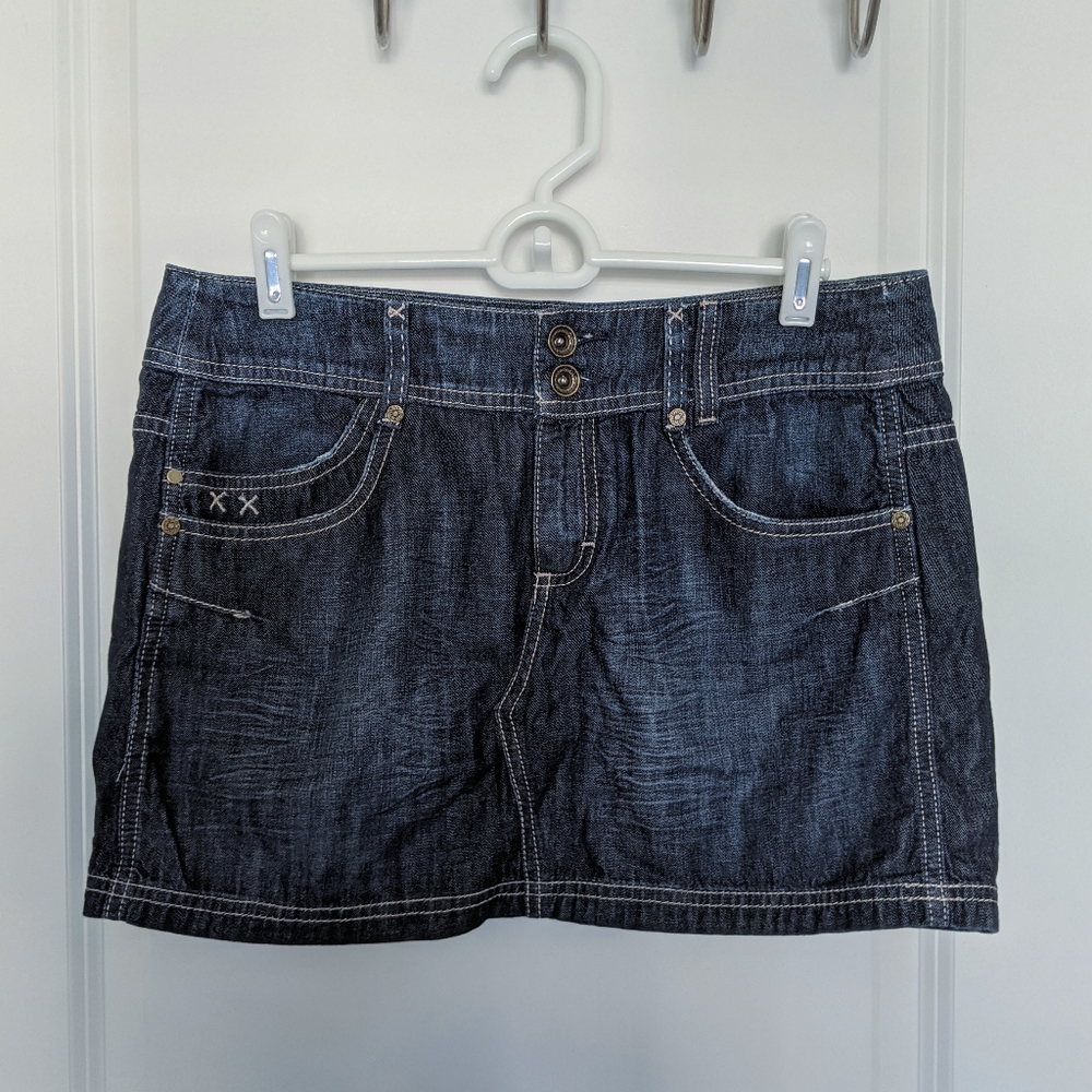 LAST CHANCE! Jean mini skirt